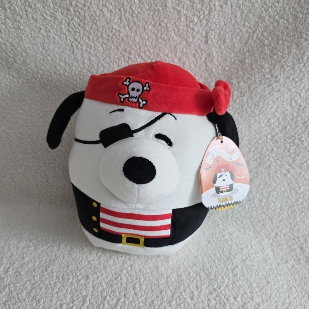 Squishmallows Halloween 2025 Peanuts Gang Snoopy 8" toy in Pirate Costume NWT